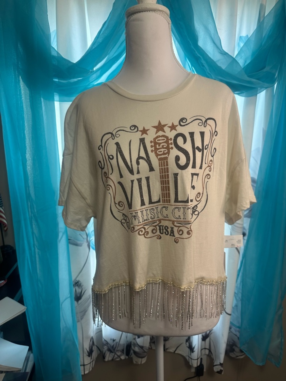 Nashville Graphic Fringe Tee